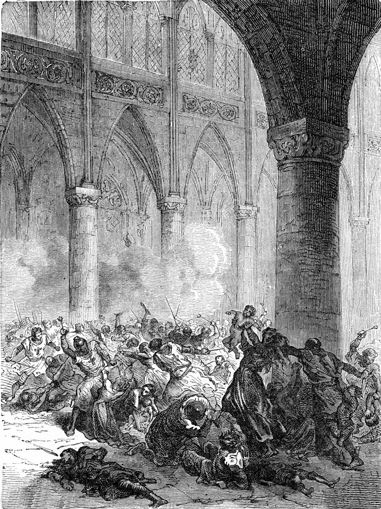 Pokol v Béziersu, ko so ga izvedli vojaki Simona de Montforta